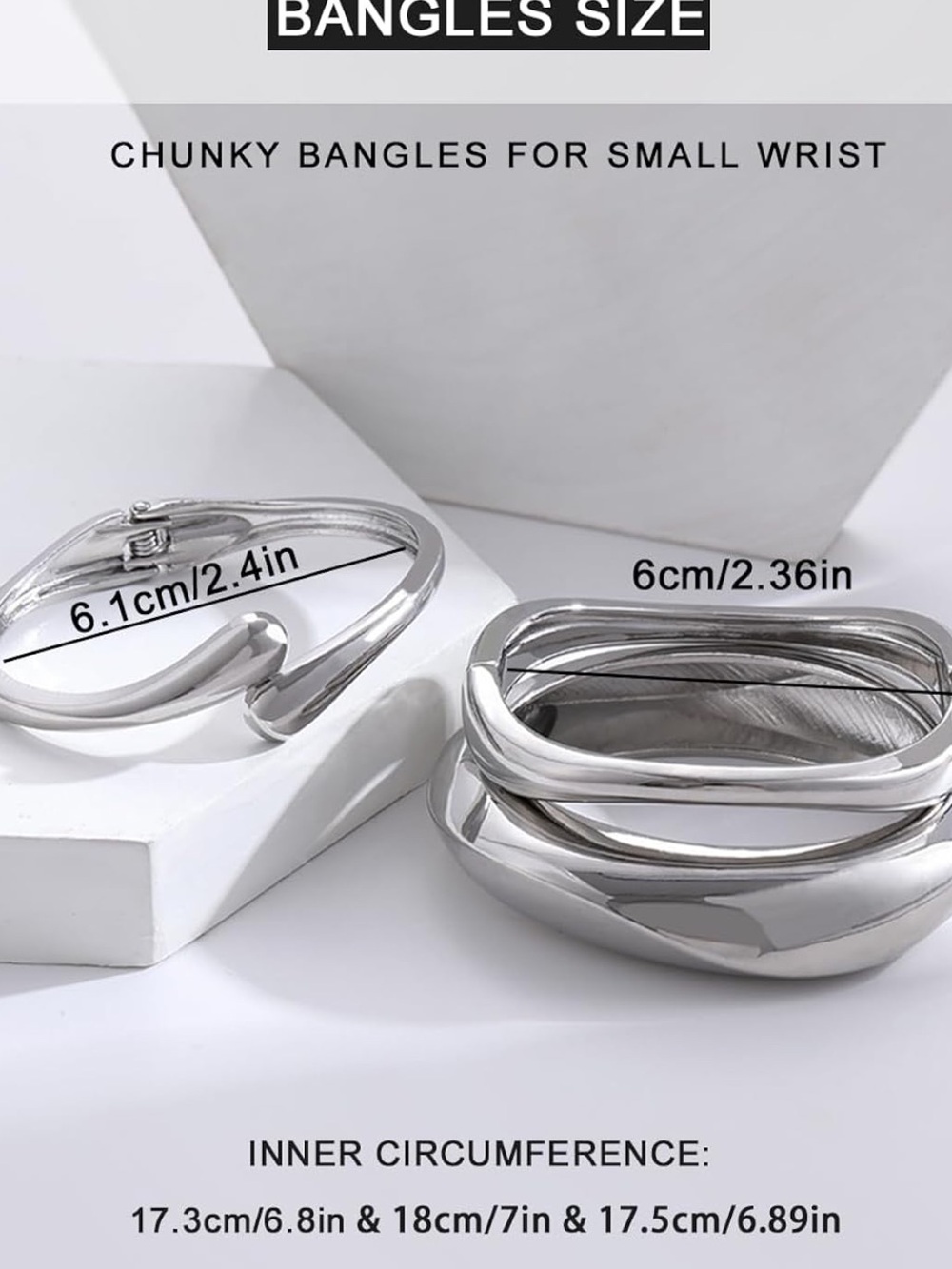 Aurette Sculptural Silver Cuff
Bracelet Set - Picture 5 of 5
